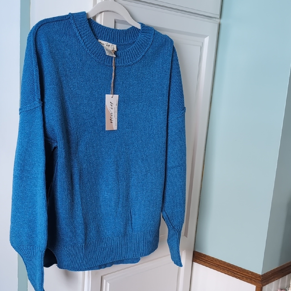New in Blue Knit Sweater